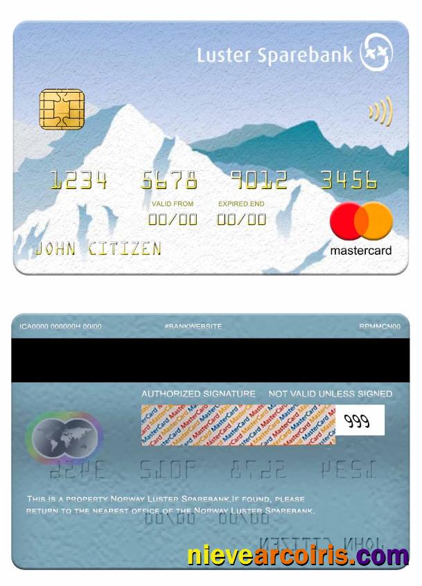 Norway Luster Sparebank mastercard